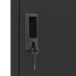 vidaXL Fișet, antracit, 38x40x180 cm, oțel