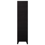 vidaXL Fișet, negru, 90x45x180 cm, oțel vidaXL Fișet, negru, 90x45x180 cm, oțel