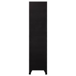 vidaXL Fișet, negru, 90x45x180 cm, oțel vidaXL Fișet, negru, 90x45x180 cm, oțel