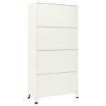 vidaXL Fișet, gri și albastru, 90x45x180 cm, oțel vidaXL Fișet, gri și albastru, 90x45x180 cm, oțel