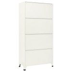 vidaXL Fișet, gri și albastru, 90x45x180 cm, oțel vidaXL Fișet, gri și albastru, 90x45x180 cm, oțel