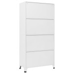 vidaXL Dulap tip vestiar, gri deschis și gri închis, 90x45x180cm, oțel