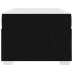 vidaXL Cadru de pat cu saltea Negru 80 x 200 cm țesătură