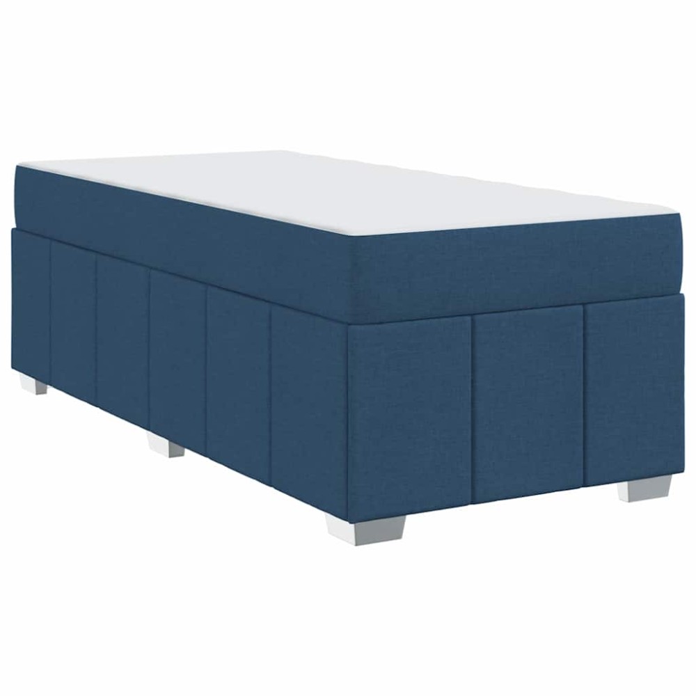 vidaXL Cadru de pat albastru 100 x 200 cm țesătură