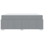 vidaXL Cadru de pat cu saltea Gri deschis 180 x 200 cm țesătură vidaXL Cadru de pat cu saltea Gri deschis 180 x 200 cm țesătură