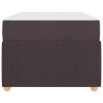 vidaXL Cadru de pat cu saltea Maro închis 90 x 200 cm țesătură