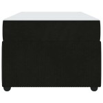 vidaXL Cadru de pat cu saltea cu saltea Negru 100 x 200 cm Catifea