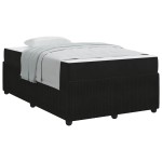 vidaXL Cadru de pat cu saltea cu saltea Negru 120 x 200 cm Catifea