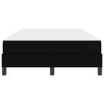 vidaXL Pat cu arcuri cu saltea Negru 120 x 190 cm țesătură vidaXL Pat cu arcuri cu saltea Negru 120 x 190 cm țesătură