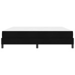 vidaXL Pat cu arcuri cu saltea Negru 180 x 200 cm țesătură vidaXL Pat cu arcuri cu saltea Negru 180 x 200 cm țesătură