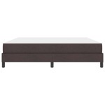 vidaXL Pat cu arcuri cu saltea Maro închis 180 x 200 cm țesătură vidaXL Pat cu arcuri cu saltea Maro închis 180 x 200 cm țesătură