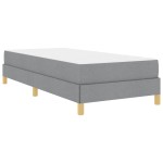 vidaXL Pat cu arcuri Gri deschis și Maro 80 x 200 cm vidaXL Pat cu arcuri Gri deschis și Maro 80 x 200 cm