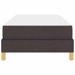 vidaXL Pat cu arcuri Maro 80 x 200 cm Țesătură, Lemn Ingineresc vidaXL Pat cu arcuri Maro 80 x 200 cm Țesătură, Lemn Ingineresc