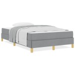 vidaXL Pat cu arcuri Gri deschis și Maro 120 x 200 cm vidaXL Pat cu arcuri Gri deschis și Maro 120 x 200 cm
