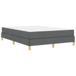 vidaXL Pat cu arcuri Gri închis și Maro 160 x 200 cm vidaXL Pat cu arcuri Gri închis și Maro 160 x 200 cm