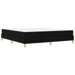 vidaXL Pat cu arcuri Negru și Maro 180 x 200 cm vidaXL Pat cu arcuri Negru și Maro 180 x 200 cm