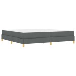 vidaXL Pat cu arcuri Gri închis și Maro 200 x 200 cm vidaXL Pat cu arcuri Gri închis și Maro 200 x 200 cm