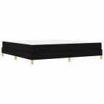 vidaXL Pat cu arcuri Negru și Maro 200 x 200 cm vidaXL Pat cu arcuri Negru și Maro 200 x 200 cm