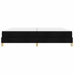 vidaXL Pat cu arcuri Negru și Maro 200 x 200 cm vidaXL Pat cu arcuri Negru și Maro 200 x 200 cm