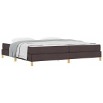 vidaXL Pat cu arcuri Maro 200 x 200 cm Țesătură, Lemn Ingineresc vidaXL Pat cu arcuri Maro 200 x 200 cm Țesătură, Lemn Ingineresc