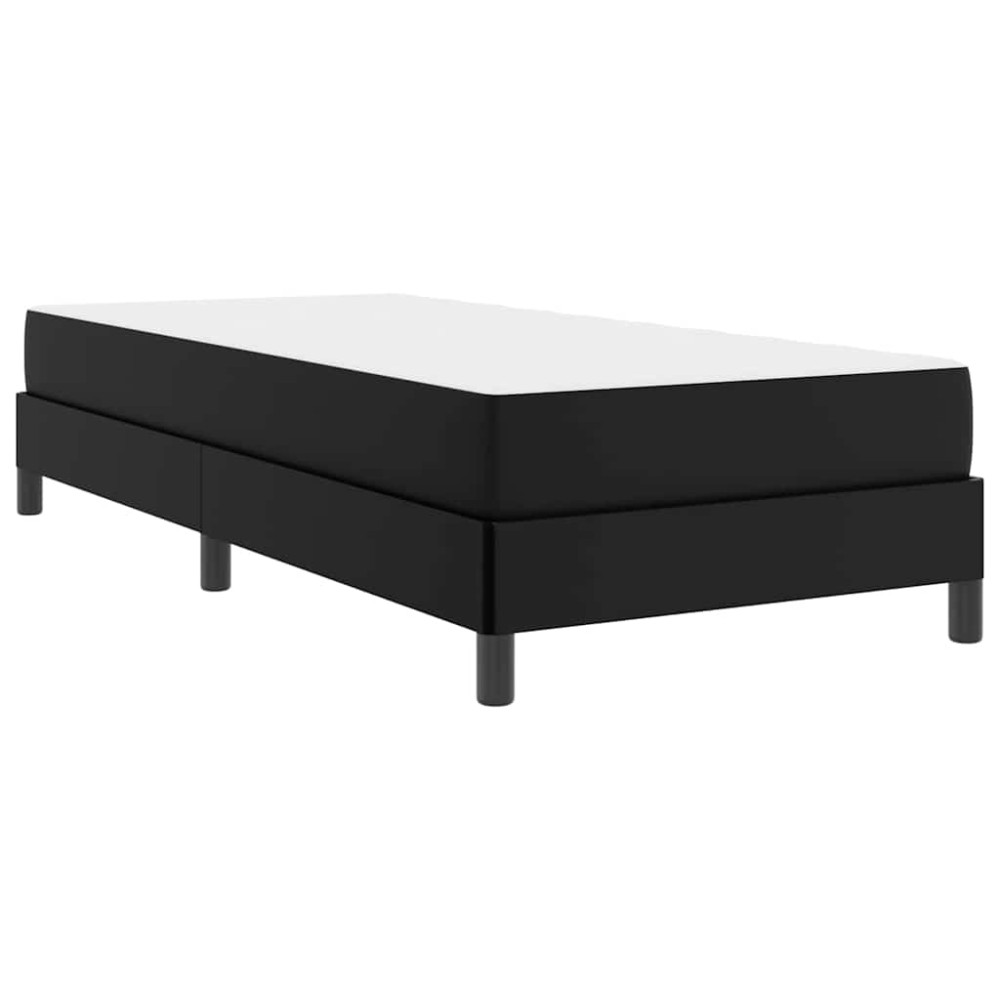 vidaXL Pat Negru 80 x 200 cm Piele artificială
