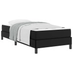 vidaXL Pat Negru 80 x 200 cm Piele artificială