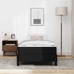 vidaXL Pat Negru 80 x 200 cm Piele artificială