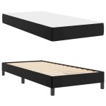 vidaXL Pat Negru 80 x 200 cm Piele artificială