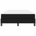 vidaXL Cadru de pat cu saltea Negru 120 x 190 cm țesătură