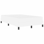 vidaXL Pat cu saltea Alb pur 120 x 200 cm Piele artificială vidaXL Pat cu saltea Alb pur 120 x 200 cm Piele artificială