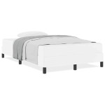 vidaXL Pat cu saltea Alb pur 120 x 200 cm Piele artificială vidaXL Pat cu saltea Alb pur 120 x 200 cm Piele artificială