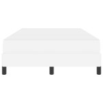 vidaXL Pat cu saltea Alb pur 120 x 200 cm Piele artificială vidaXL Pat cu saltea Alb pur 120 x 200 cm Piele artificială