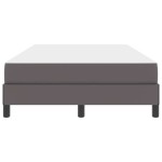 vidaXL Pat cu saltea Gri 120 x 200 cm Piele artificială