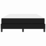 vidaXL Pat cu saltea Negru 140 x 200 cm Piele artificială