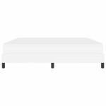 vidaXL Pat cu saltea Alb pur 180 x 200 cm Piele artificială vidaXL Pat cu saltea Alb pur 180 x 200 cm Piele artificială