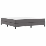 vidaXL Pat cu saltea Gri 180 x 200 cm Piele artificială vidaXL Pat cu saltea Gri 180 x 200 cm Piele artificială