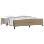 vidaXL Pat cu saltea Cappuccino 180 x 200 cm Piele artificială vidaXL Pat cu saltea Cappuccino 180 x 200 cm Piele artificială