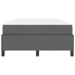 vidaXL Pat cu arcuri Gri închis și Negru 120 x 190 cm vidaXL Pat cu arcuri Gri închis și Negru 120 x 190 cm