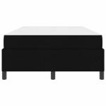 vidaXL Pat cu arcuri Negru și negru 120 x 190 cm vidaXL Pat cu arcuri Negru și negru 120 x 190 cm