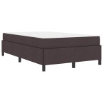 vidaXL Pat cu arcuri Maro 120 x 200 cm Țesătură, Lemn Ingineresc vidaXL Pat cu arcuri Maro 120 x 200 cm Țesătură, Lemn Ingineresc