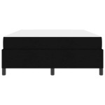 vidaXL Pat cu arcuri Negru și negru 140 x 200 cm vidaXL Pat cu arcuri Negru și negru 140 x 200 cm