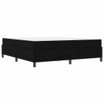 vidaXL Pat cu arcuri Negru și negru 180 x 200 cm vidaXL Pat cu arcuri Negru și negru 180 x 200 cm
