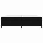 vidaXL Pat cu arcuri Negru și negru 200 x 200 cm vidaXL Pat cu arcuri Negru și negru 200 x 200 cm