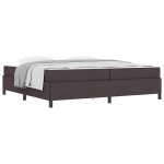 vidaXL Pat cu arcuri Maro 200 x 200 cm Țesătură, Lemn Ingineresc vidaXL Pat cu arcuri Maro 200 x 200 cm Țesătură, Lemn Ingineresc