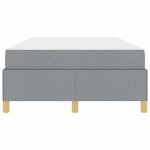 vidaXL Pat cu arcuri Gri deschis și alb și gri deschis 120 x 200 cm vidaXL Pat cu arcuri Gri deschis și alb și gri deschis 120 x 200 cm