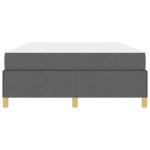 vidaXL Pat cu arcuri Gri închis și Alb și Gri închis 140 x 190 cm vidaXL Pat cu arcuri Gri închis și Alb și Gri închis 140 x 190 cm