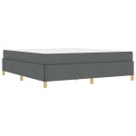 vidaXL Pat cu arcuri Gri închis și Alb și Gri închis 180 x 200 cm vidaXL Pat cu arcuri Gri închis și Alb și Gri închis 180 x 200 cm