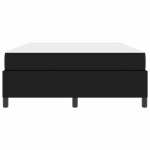 vidaXL Cadru de pat cu saltea Negru 160 x 200 cm Piele artificială