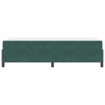 vidaXL Cadru de pat Verde închis, verde și alb 90 x 200 cm Catifea