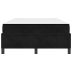 vidaXL Cadru de pat cu saltea Negru și Alb 120 x 190 cm Catifea